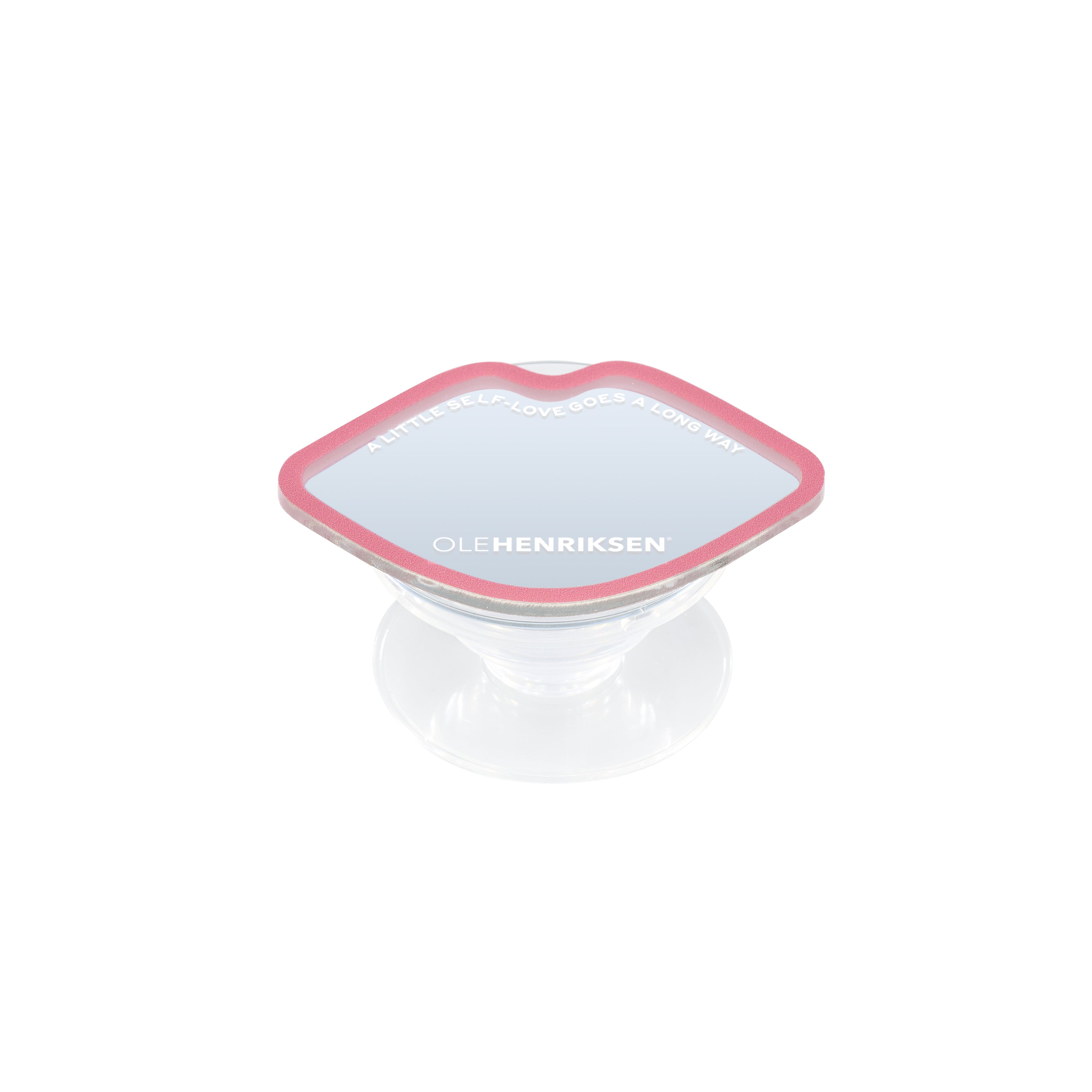 Lip Mirror Phone Grip
